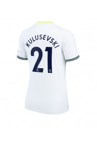 Tottenham Hotspur Dejan Kulusevski #21 Voetbaltruitje Thuis tenue Dames 2022-23 Korte Mouw